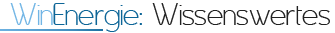 Wissenswertes